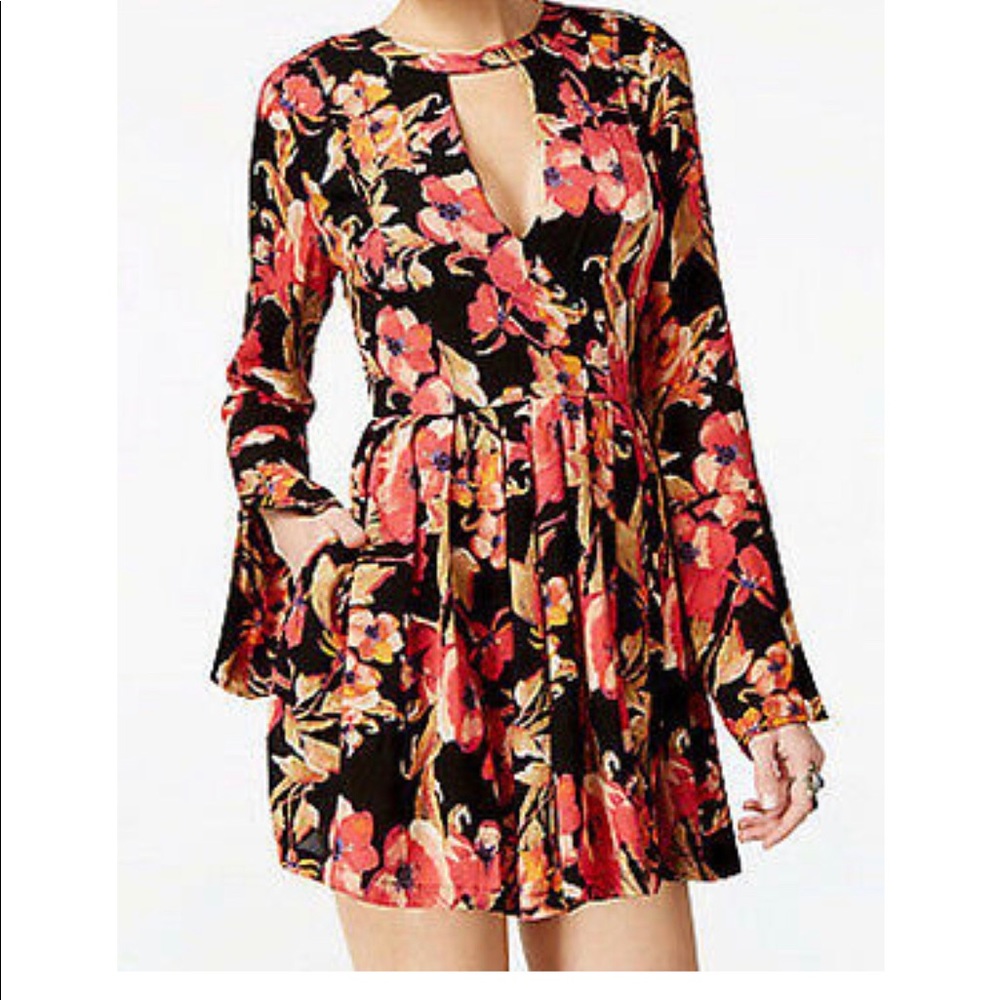 NWT Free People Tegan Long Sleeve Dress